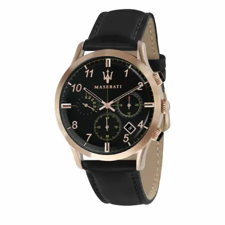 Maserati Competizione mit schwarzem Blatt und Roségold